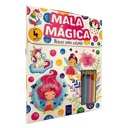 Blocos Para Colorir - Mala Mágica
