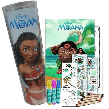 Kit Tubo Princesas Livro Para Colorir Disney- DCL