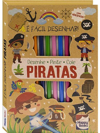 É Fácil Desenhar - Piratas