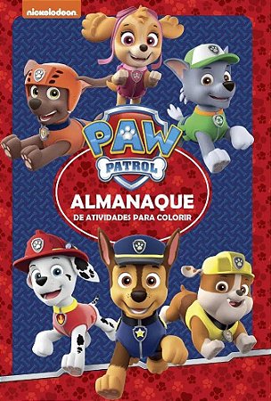 Almanaque de Atividades para Colorir - Patrulha Canina