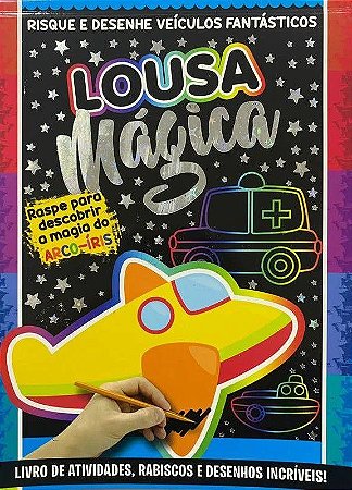 Lousa Mágica - Risque e Desenhe Veículos Fantásticos