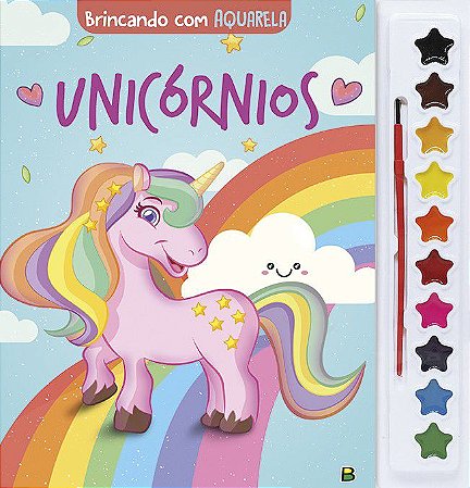 Brincando com Aquarela - Unicórnios