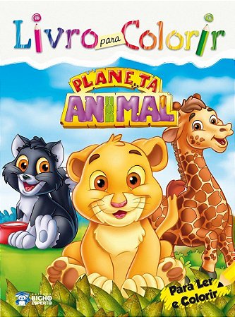 Livro Para Colorir - Ler e Colorir - Planeta Animal
