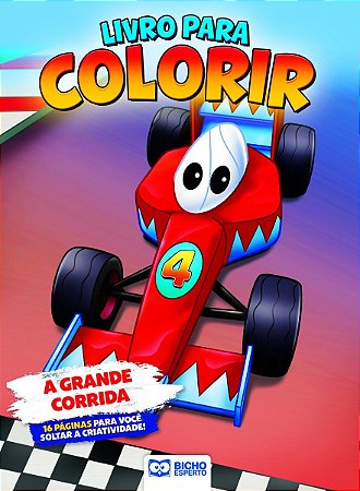 Livro p/ Colorir Máquinas Radicais - A Grande Corrida