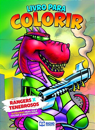 Livro Para Colorir - Jornada do Herói - Rangers x Tenebrosos