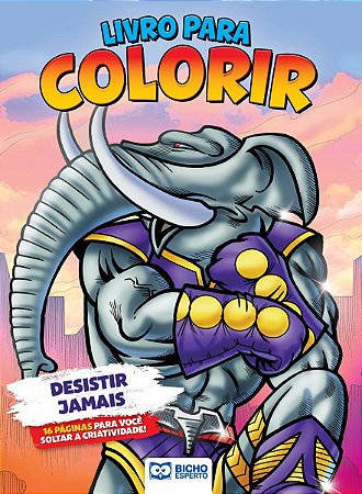 Livro Para Colorir - Jornada do Herói - Desistir Jamais