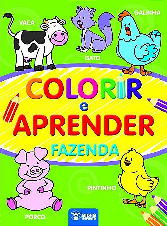 Colorir e Aprender - Fazenda
