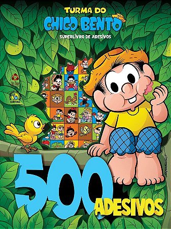 Superlivro de Adesivos - 500 Adesivos - Turma do Chico Bento