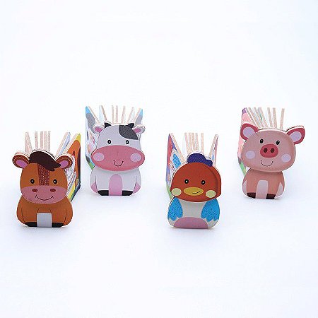 Box Carinhas Amigas - Animais da Fazenda
