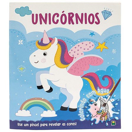 Colorindo com Água - Unicórnios