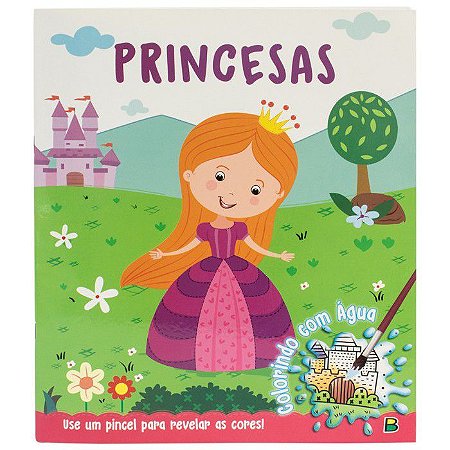 Colorindo com Água - Princesas