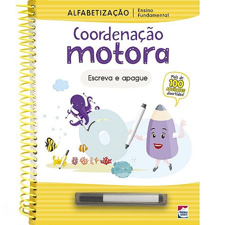 Ensino Fundamental Alfabetização Escreva e Apague - Coordenação Motora