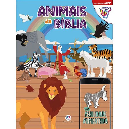 Colorindo em 3D - Animais da Bíblia