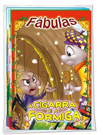 Emb. Econômica c/ 8 livros - Fábulas