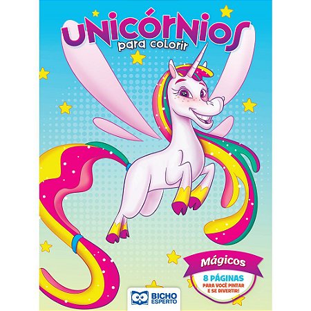 Livro Para Colorir - Unicórnios Mágicos