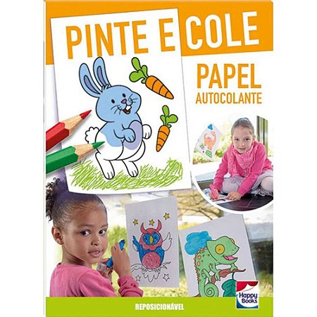 Pinte e Cole - Laranja