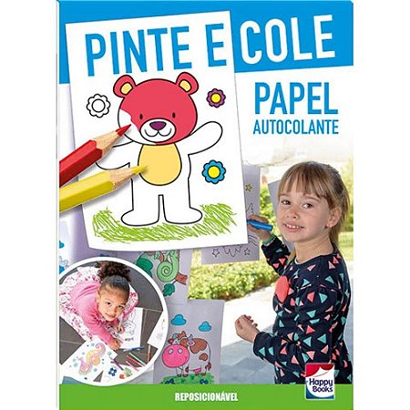 Pinte e Cole - Azul