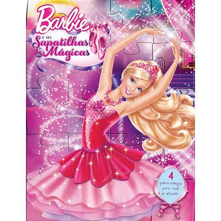 Livro Quebra-cabeça - Barbie e as Sapatilhas Mágicas