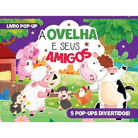 Livro Pop-Up - A Ovelha e Seus Amigos