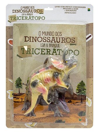 O Mundo dos Dinossauros - Leia & Brinque - Tricerátopo