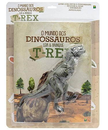 O Mundo dos Dinossauros - Leia & Brinque - T-Rex
