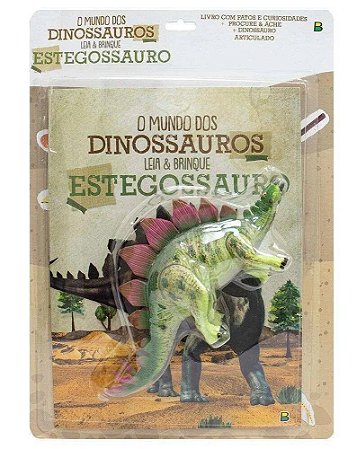 O Mundo dos Dinossauros - Leia & Brinque - Estegossauro