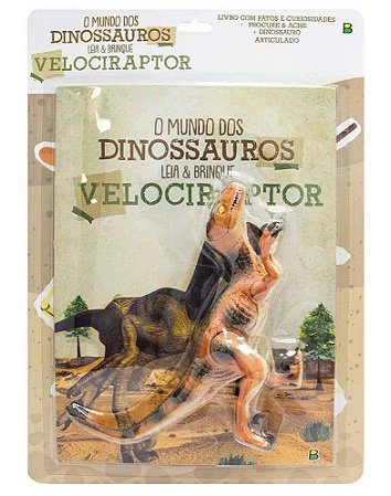 O Mundo dos Dinossauros - Leia & Brinque - Velociraptor