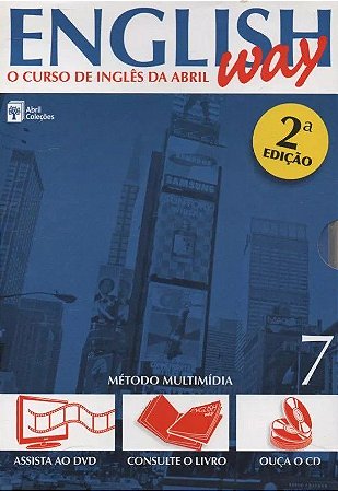 English Way - Curso de Inglês - Vol. 07 - Livro, CD e DVD