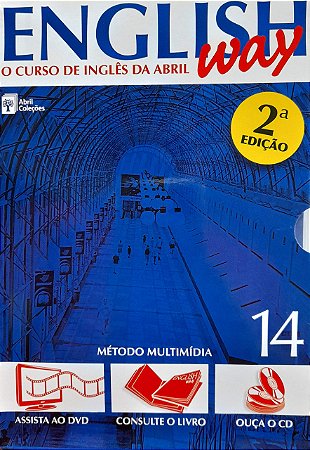English Way - Curso de Inglês - Vol. 14 - Livro, CD e DVD