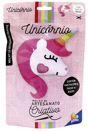 Livro-Kit de Artesanato Criativo - Unicórnio