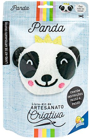 Livro-Kit de Artesanato Criativo - Panda