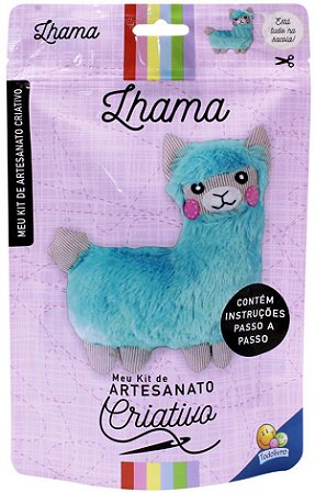 Livro-Kit de Artesanato Criativo - Lhama