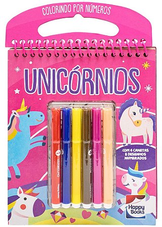 Colorindo por Números - Unicórnios
