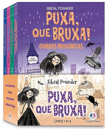 Coleção com 4 Livros - Puxa, que Bruxa - Livro 1 ao 4