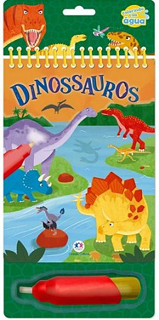 Colorindo com Água - Dinossauros
