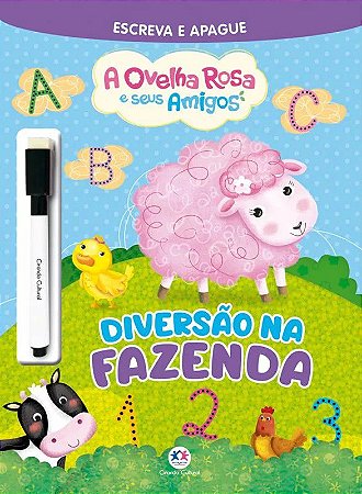 Escreva e Apague - Ovelha Rosa e Seus Amigos - D. na Fazenda