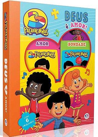 Box com Janela - 3 Palavrinhas - Deus é Amor
