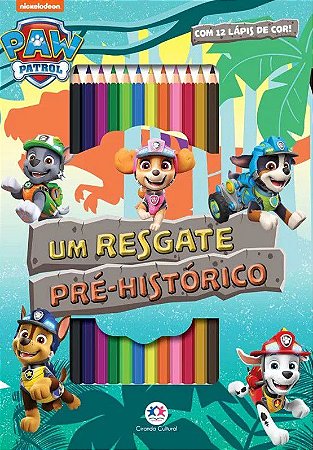 Kit de Colorir - Patrulha Canina - Um Resgate Pré-Histórico - Atacado de  Livros