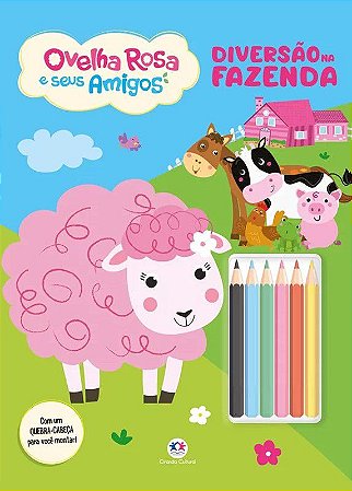 Atividades - A Ovelha Rosa e Seus Amigos - Cores da Fazenda