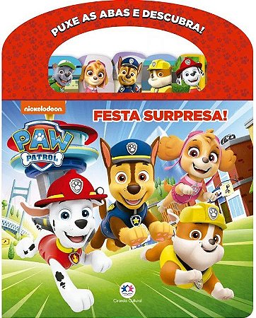 Cartonado com Alça  - Abas e Descobertas - Patrulha Canina