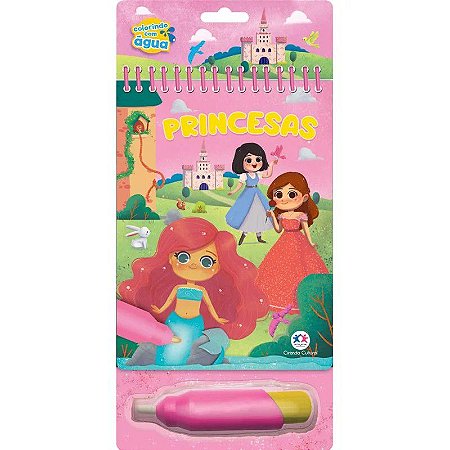 Colorindo com Água - Princesas