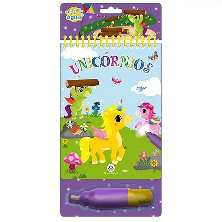 Colorindo com Água - Unicórnios