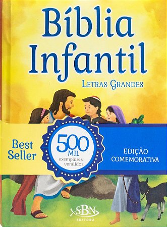 Bíblia Infantil - Letras Grandes - Edição Comemorativa