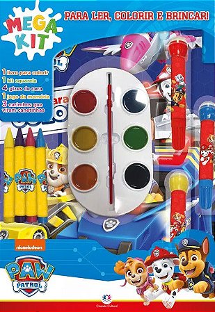 Megakit para Ler, Colorir e Brincar - Patrulha Canina
