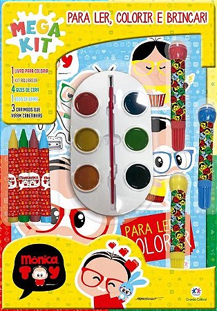 Megakit para Ler, Colorir e Brincar - Mônica Toy