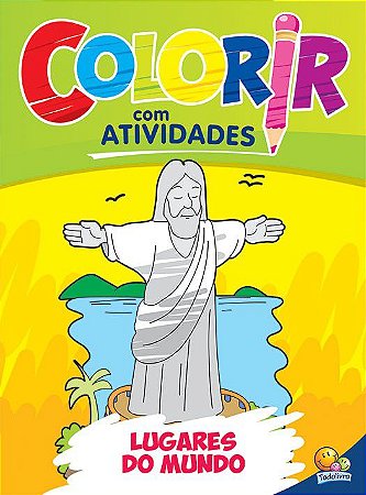 Colorir com Atividades - Lugares do Mundo