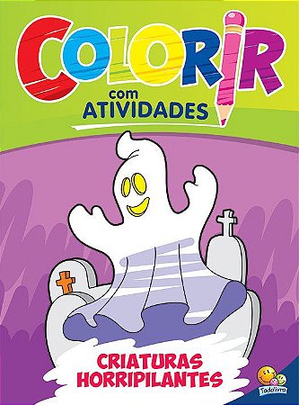 Colorir com Atividades - Criaturas Horripilantes