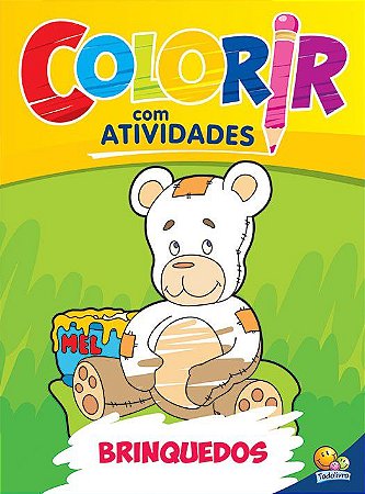Colorir com Atividades - Brinquedos