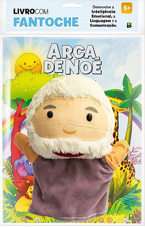 Livro com Fantoche - Arca de Noé