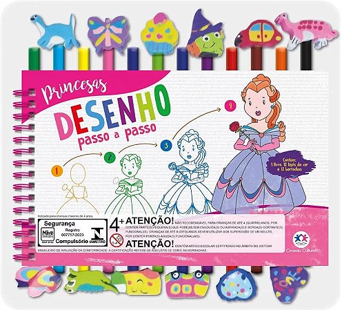 Desenho Passo a Passo - Princesas